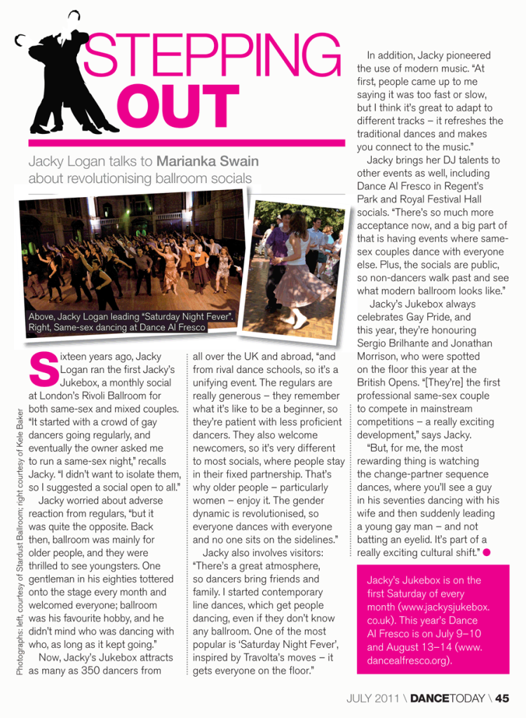 Interview Dance Today